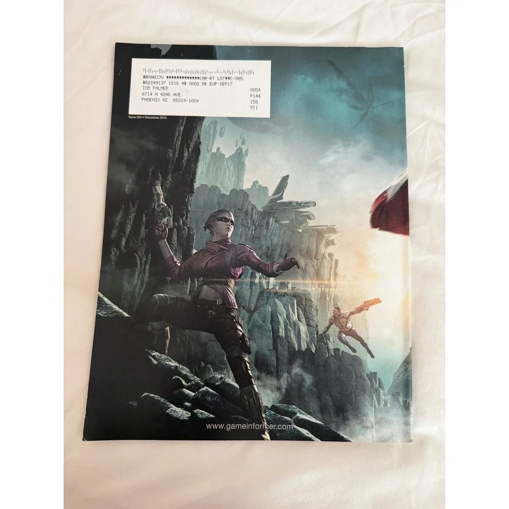 Game Informer Magazine Issue 284 December 2016 Mass Effect Andromeda Cover N7